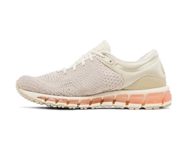 Asics gel quantum 360 knit 2 birch feather grey Women's Running Training Shoes