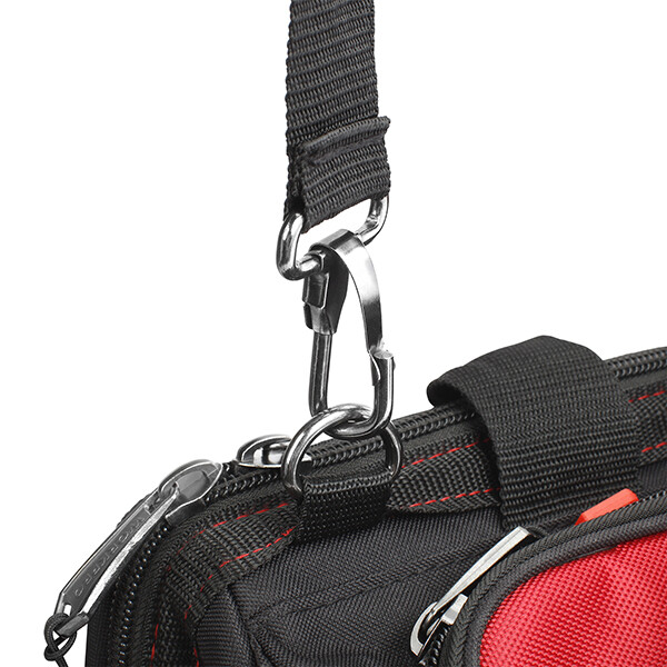 WORKPRO 16" Wide Mouth Heavy Duty Tool Bag Tool Tote Storage 40Pocket Zipper Bag