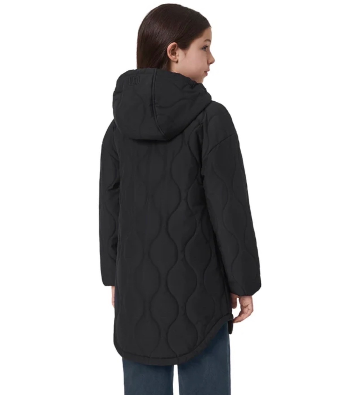 Mondetta Youth Quilted Wind/Water Resistant Jacket, Black, Size XS/S/M