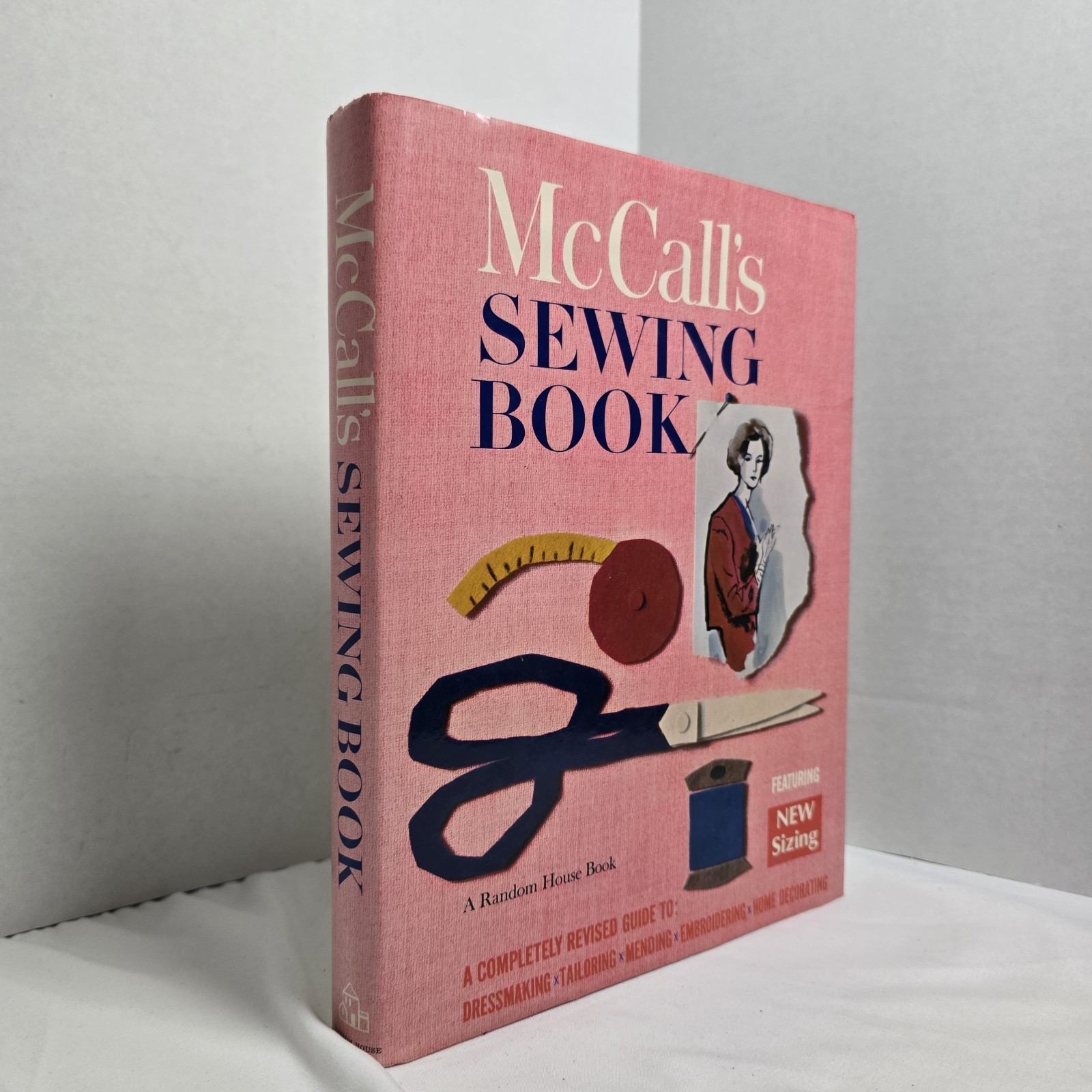 McCall's Sewing Book Random House Vintage Book 1968 5th Print VTG Illus DIY HCDJ