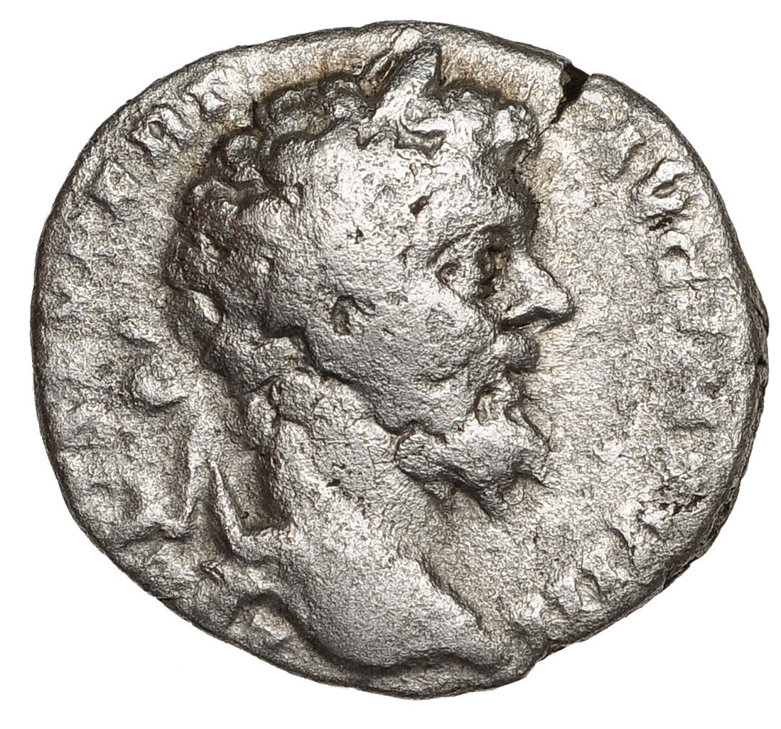 Ancient Roman Empire Coin Silver Denarius Septimius Severus 193 - 211 AD #30741