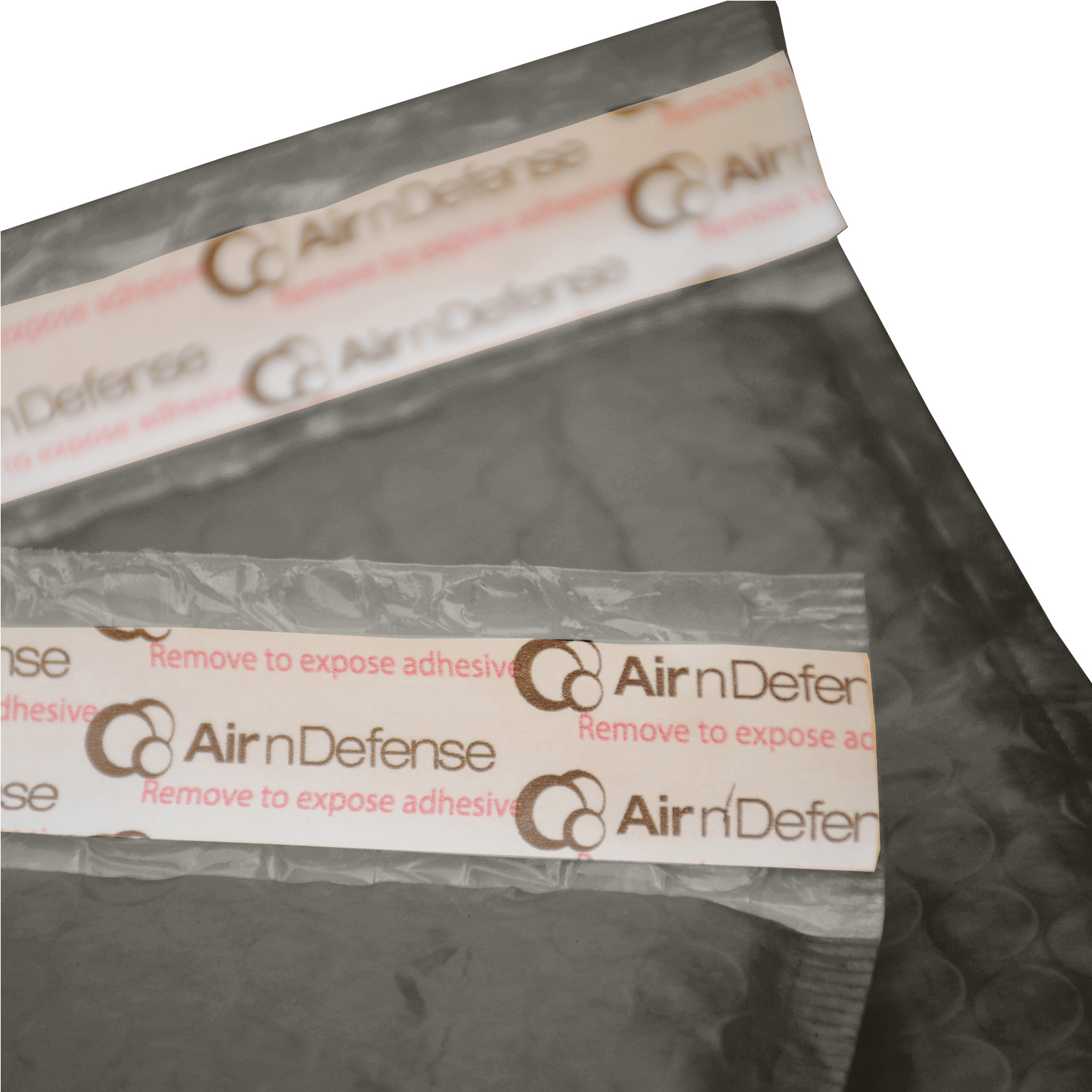 AirnDefense #0 6.5x10" Black Poly Padded Envelopes Shipping Bubble Mailers