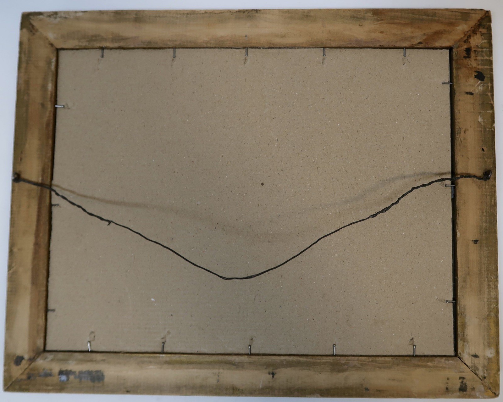 Hand Tinted Native American Photograph- Arts and Crafts Frame: Circa 1900s