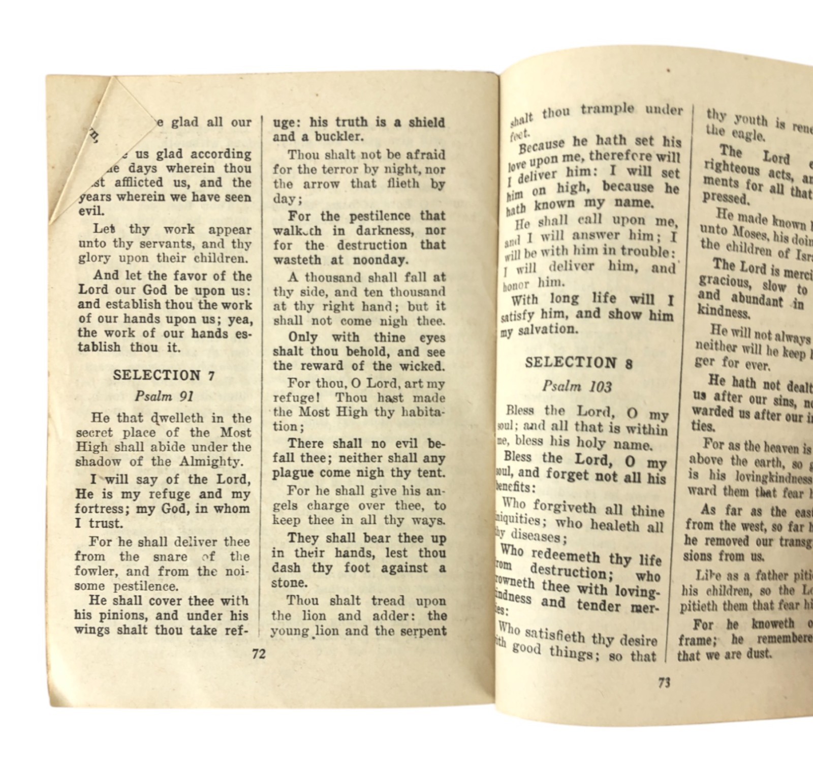 The Service Song Book - YMCA Pocket-Sized Booklet for WWI Soldiers 1918