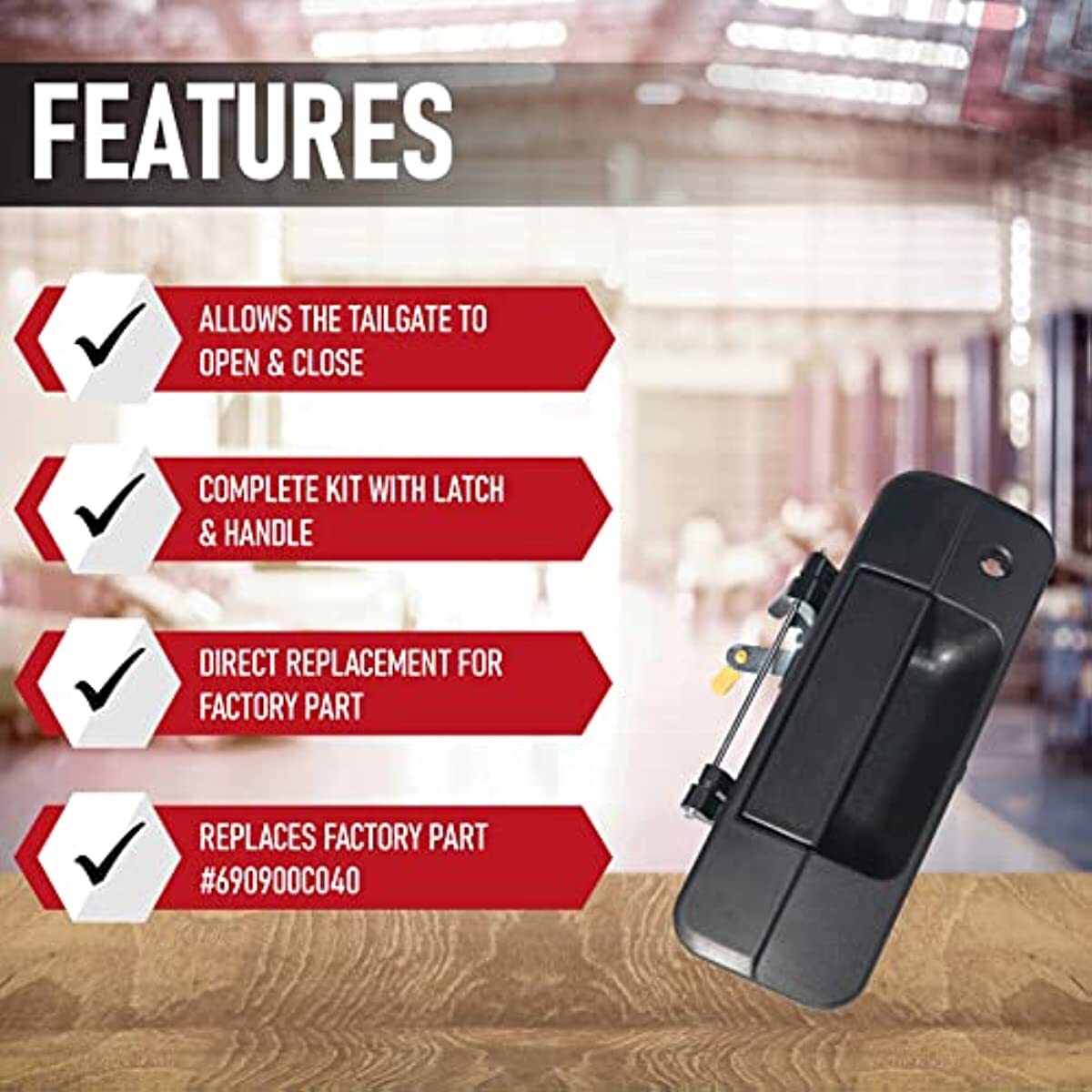 Tailgate Latch Handle For Toyota Tundra 2007-2013 69090-0C040 TO1915113