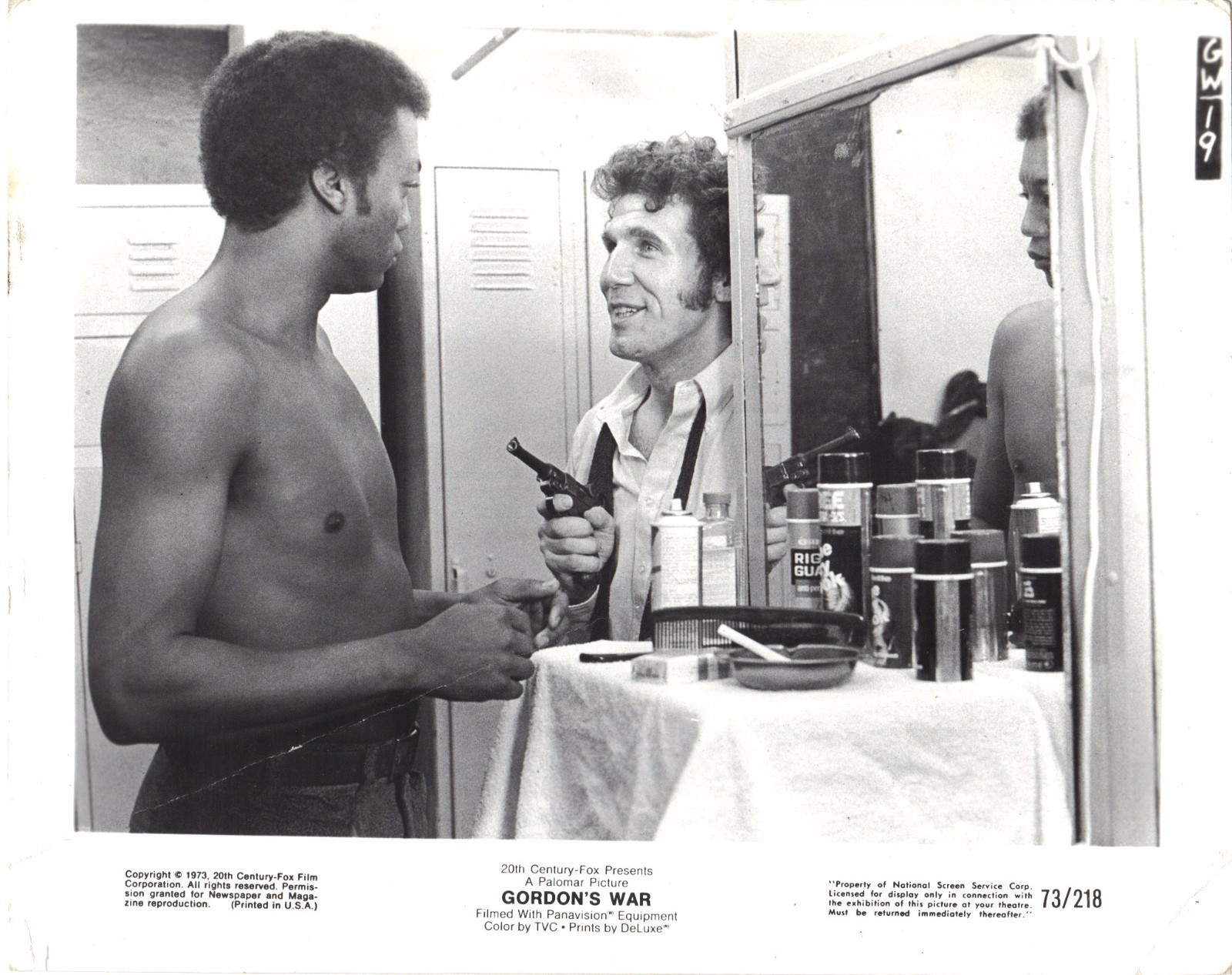 Gordon's War Paul Winfield Ossie Davis 1973 8x10 Photo Lobby Card Blaxploitation