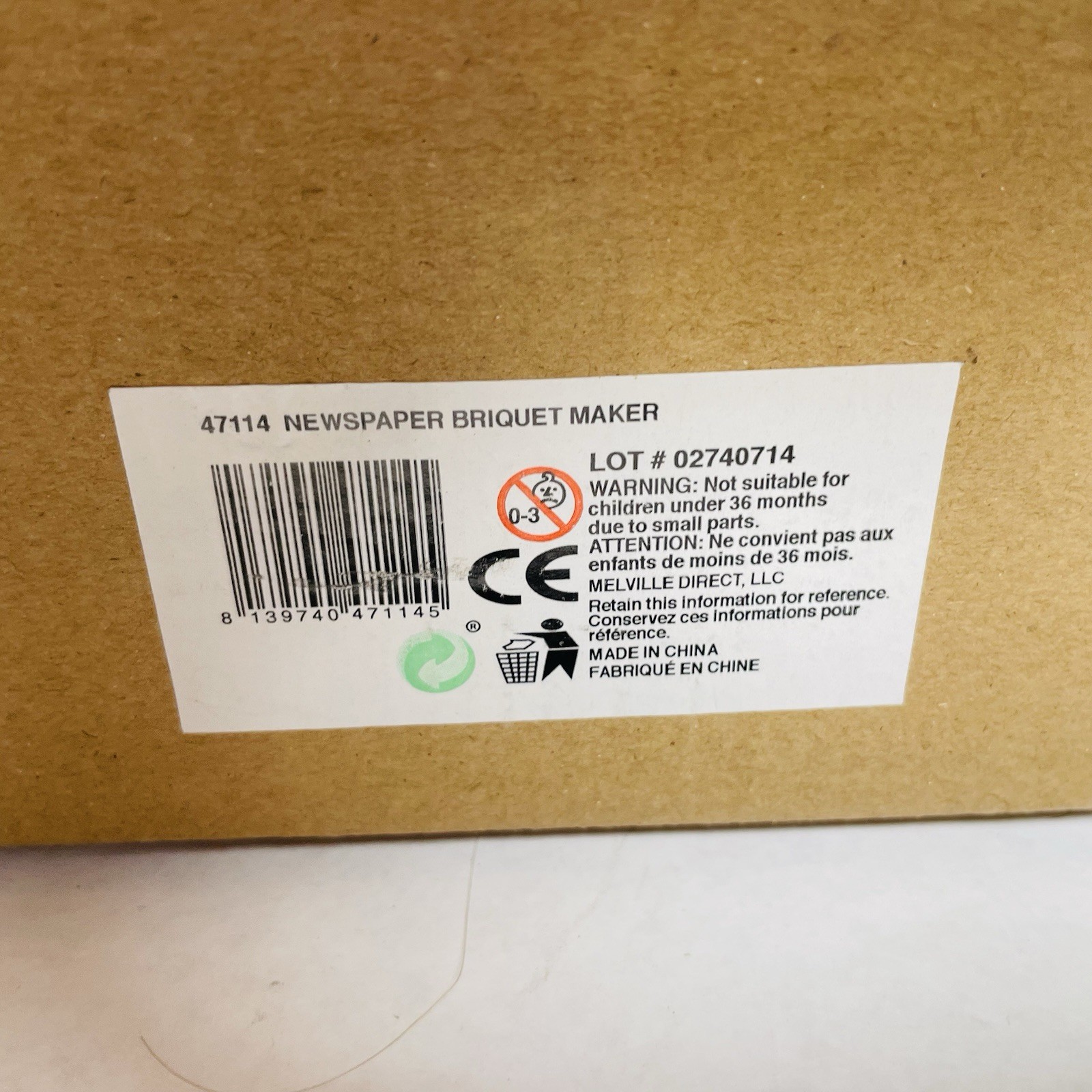 Newspaper Briquette Maker, Brick Maker, Waste Paper Brick Maker New 47114