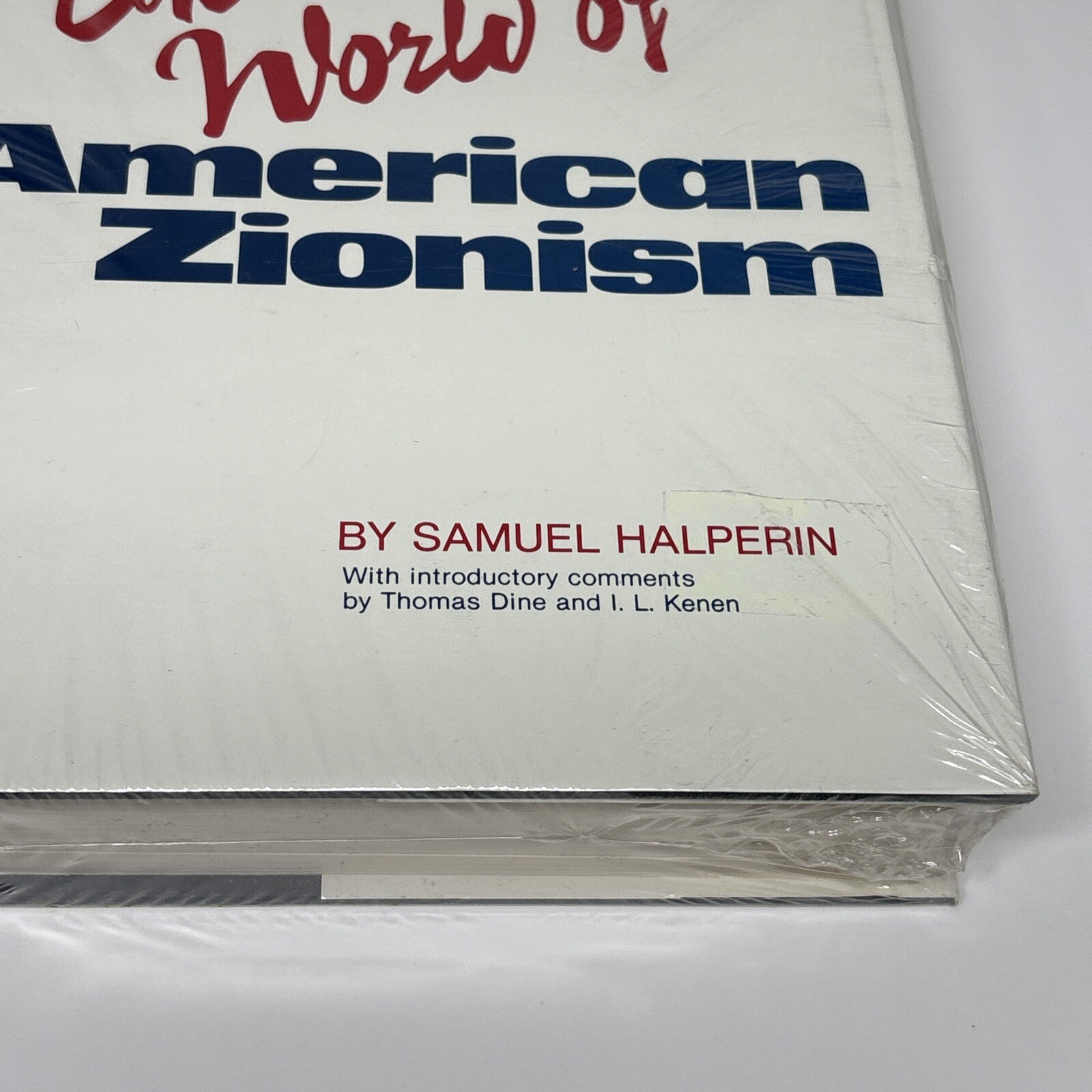 The Political World of American Zionism by Samuel Halperin HC DJ (New, Sealed)
