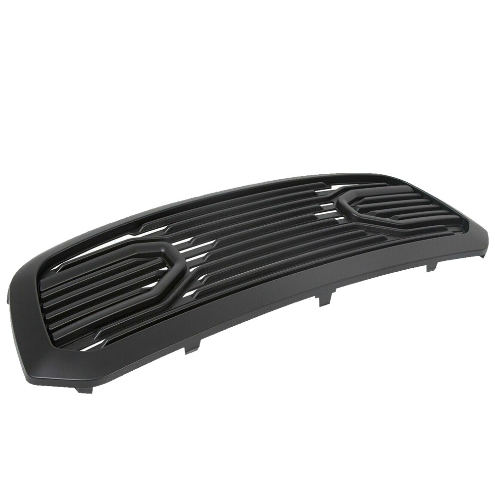 Big Horn Style Grille For 2013-2018 Dodge Ram 1500 Bumper W/Letters Matte Black