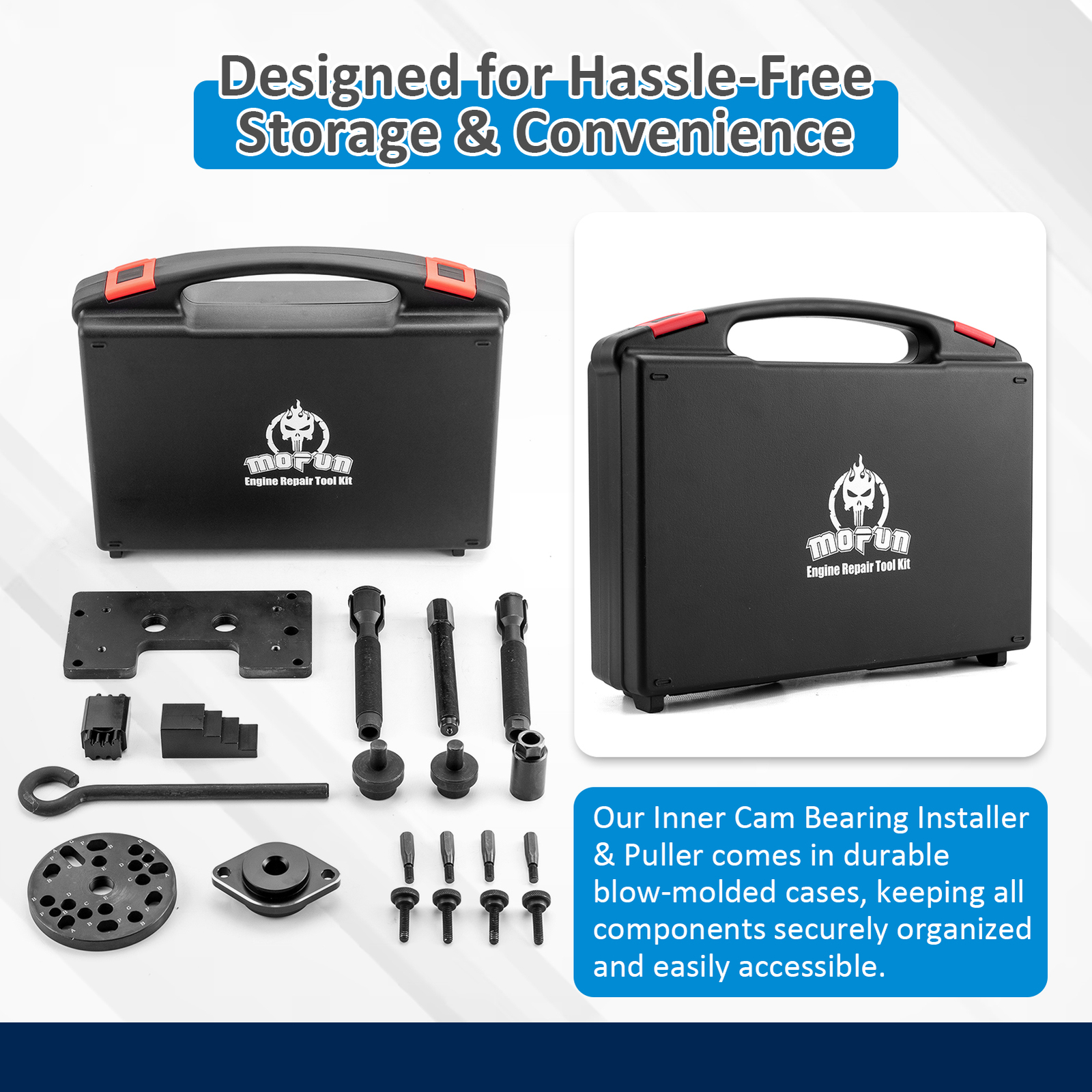 Twin Cam Inner Cam Bearing Installer & Puller Tool For Harley 99-17 TC 99 103