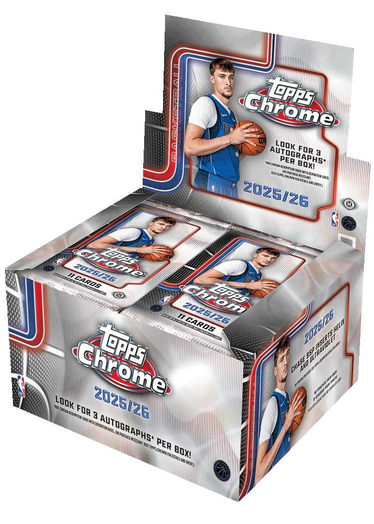 2025/26 Topps Chrome Basketball Jumbo Box