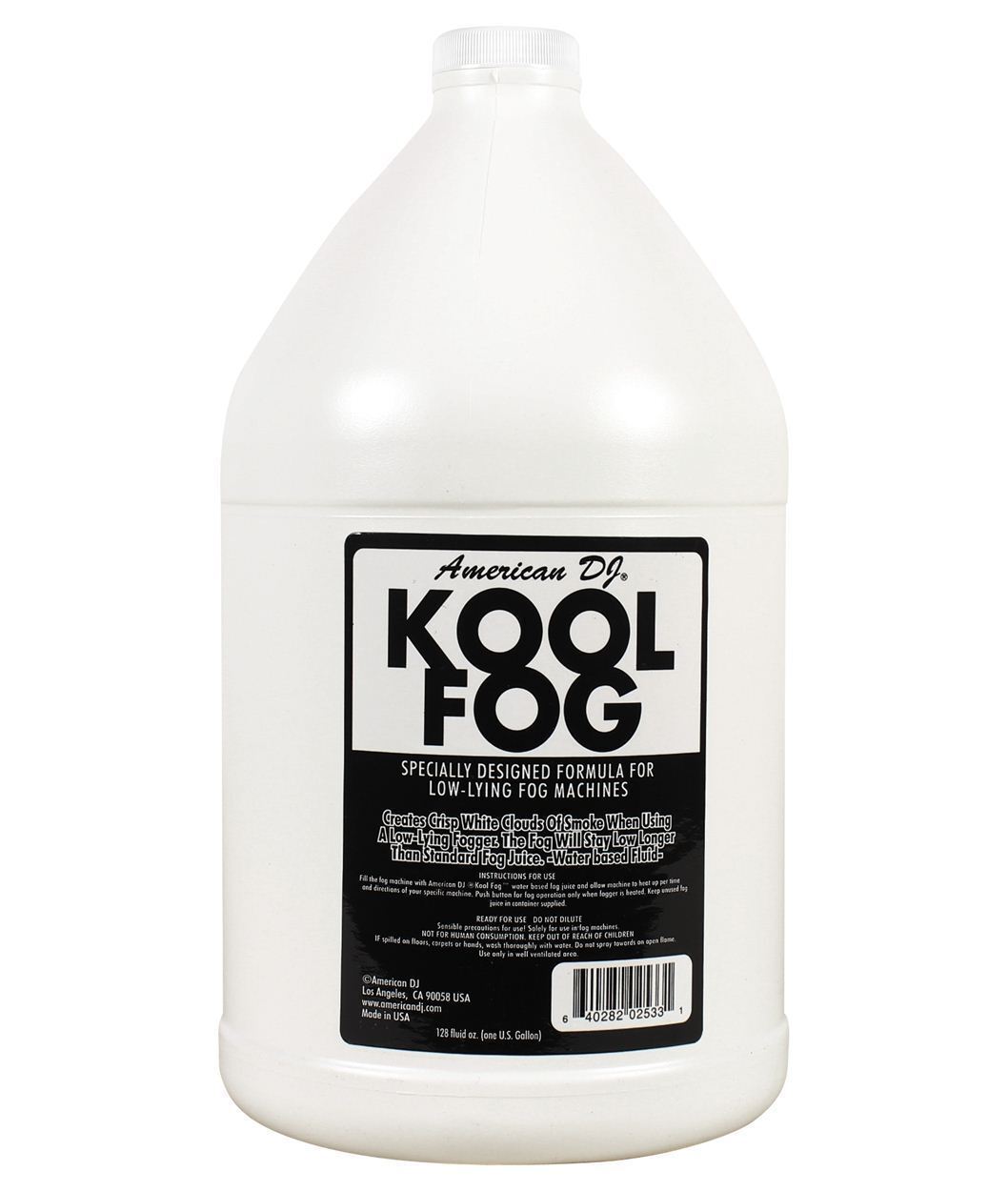 American DJ Kool Fog 1 Gallon Fog/Mist Fluid/Juice for Mister Kool