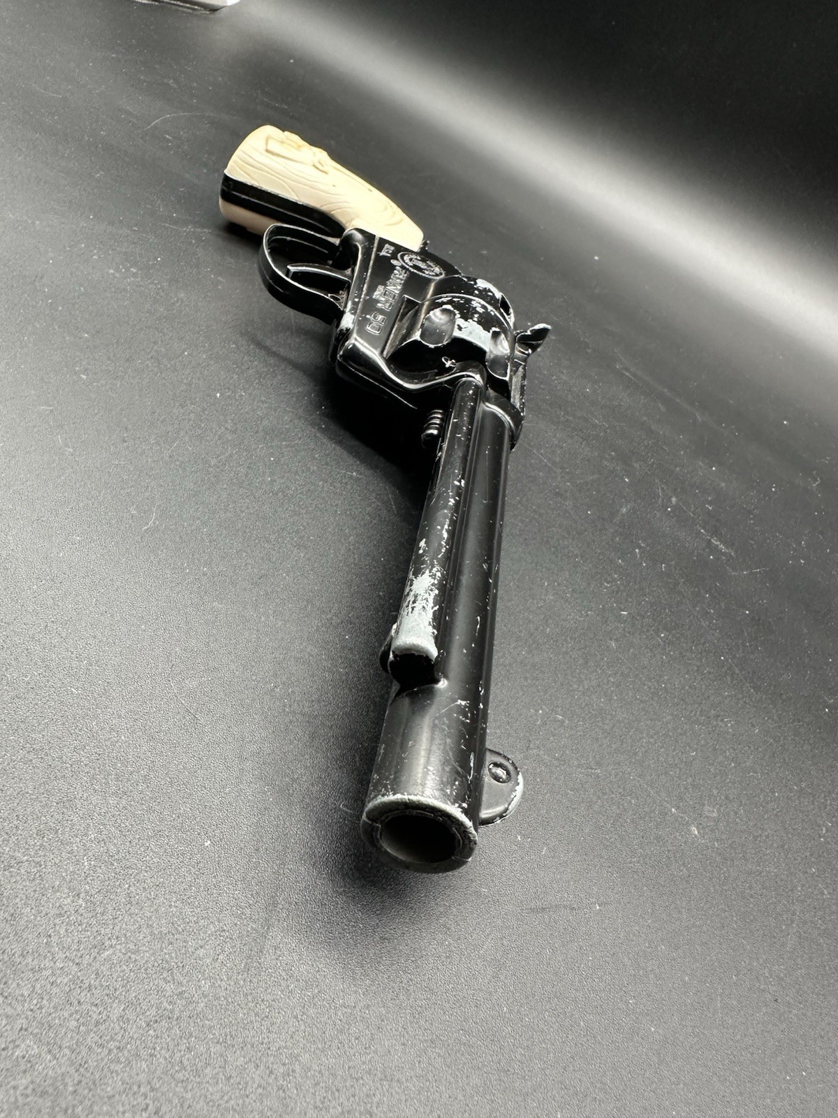 Vintage Mattel USA Fanner 50 Plastic Toy Cap Gun NEEDS REPAIR Pretend Play TOY