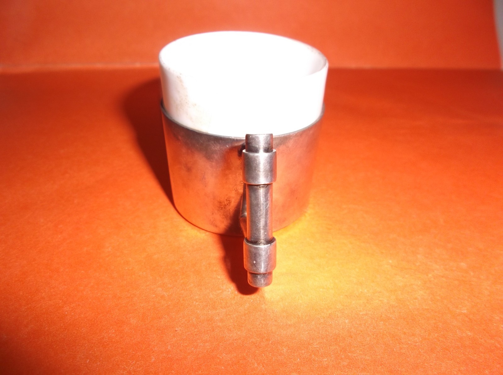 Vintage Silver Demitasse Espresso Cup by Krupp Berndorf, Original Liner