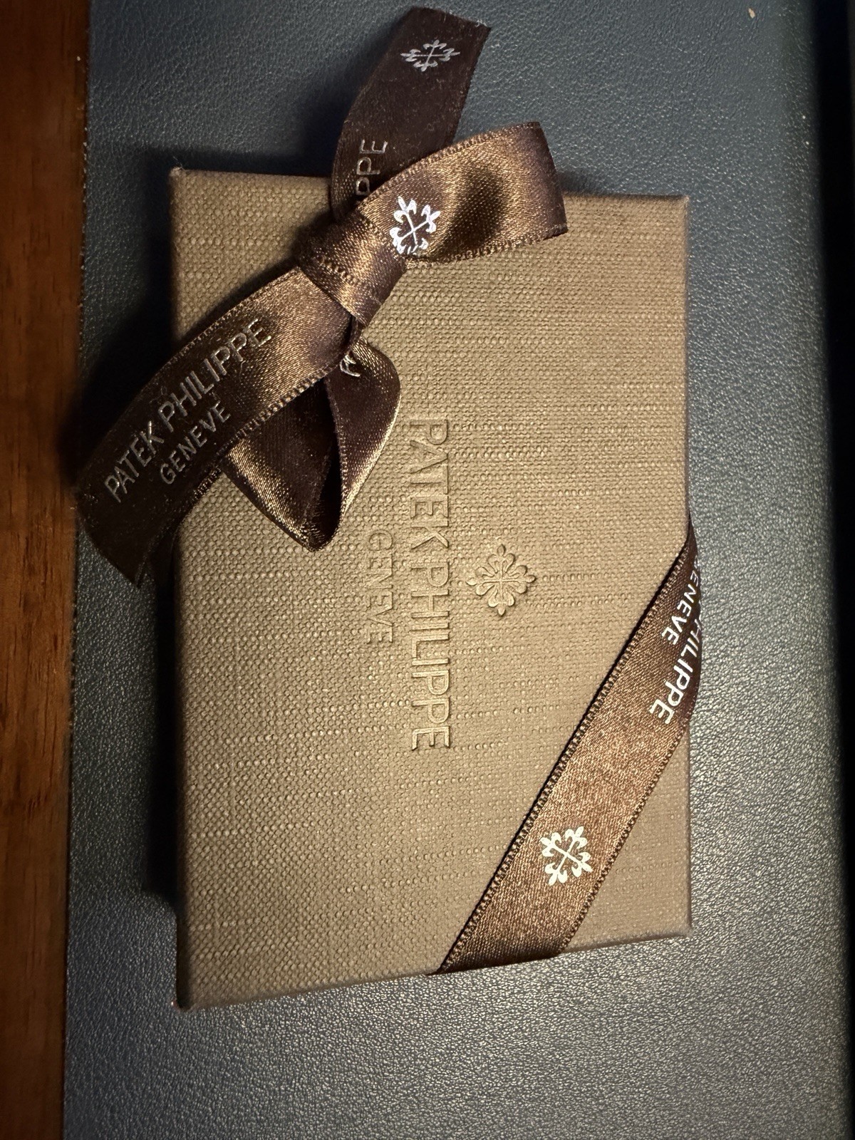 NEW Patek Philippe Calatrava Black Calfskin Cardholder Card Wallet - AD VIP Gift