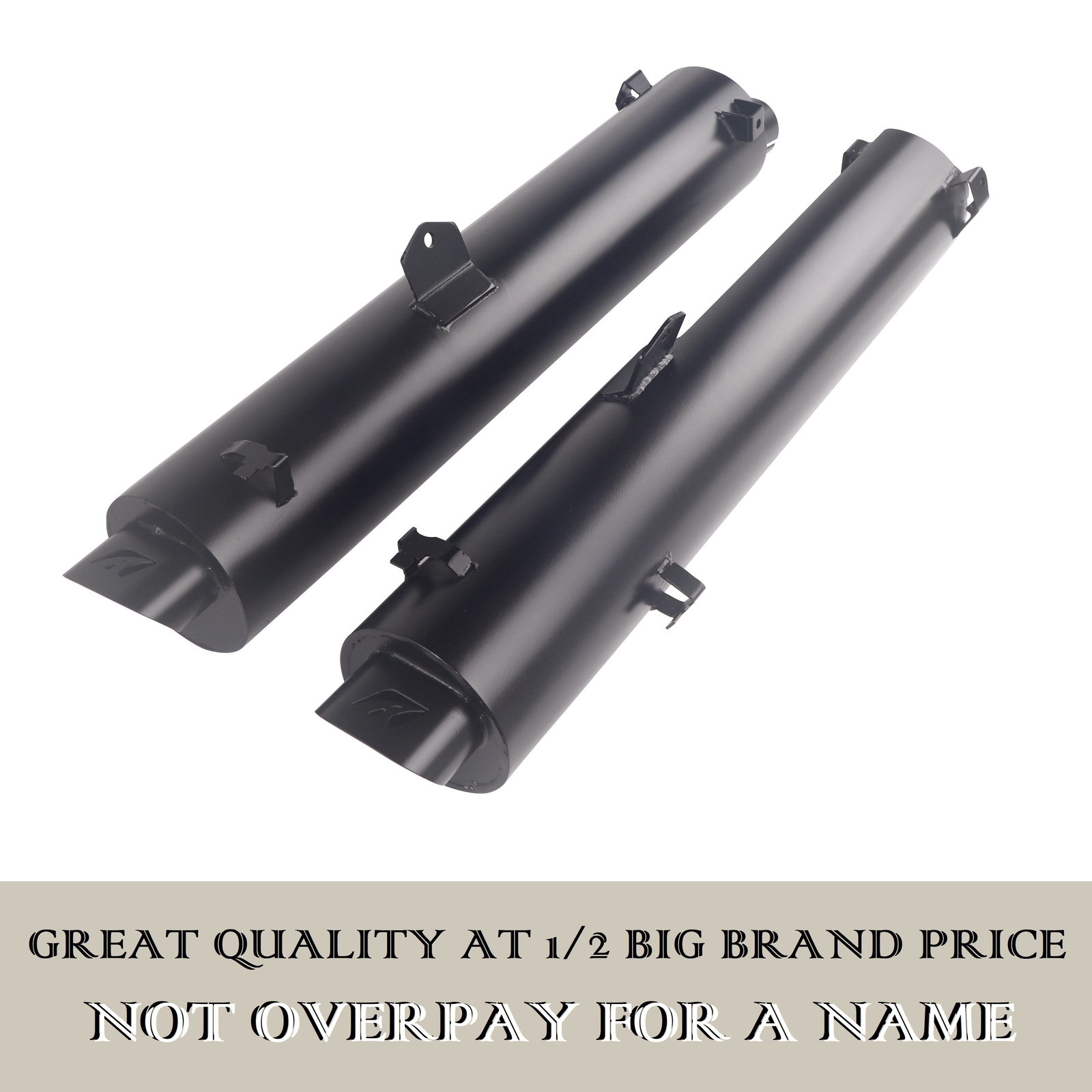 4.0'' Slip On Mufflers for H.o.n.d.a 2018-Up Goldwing GL1800 Exhaust,Black Style