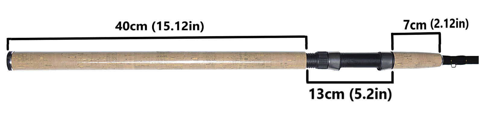 9ft Fishing Rod Spinning Pole Carbon Fiber Reel Combo line Heavy Fast 2 section