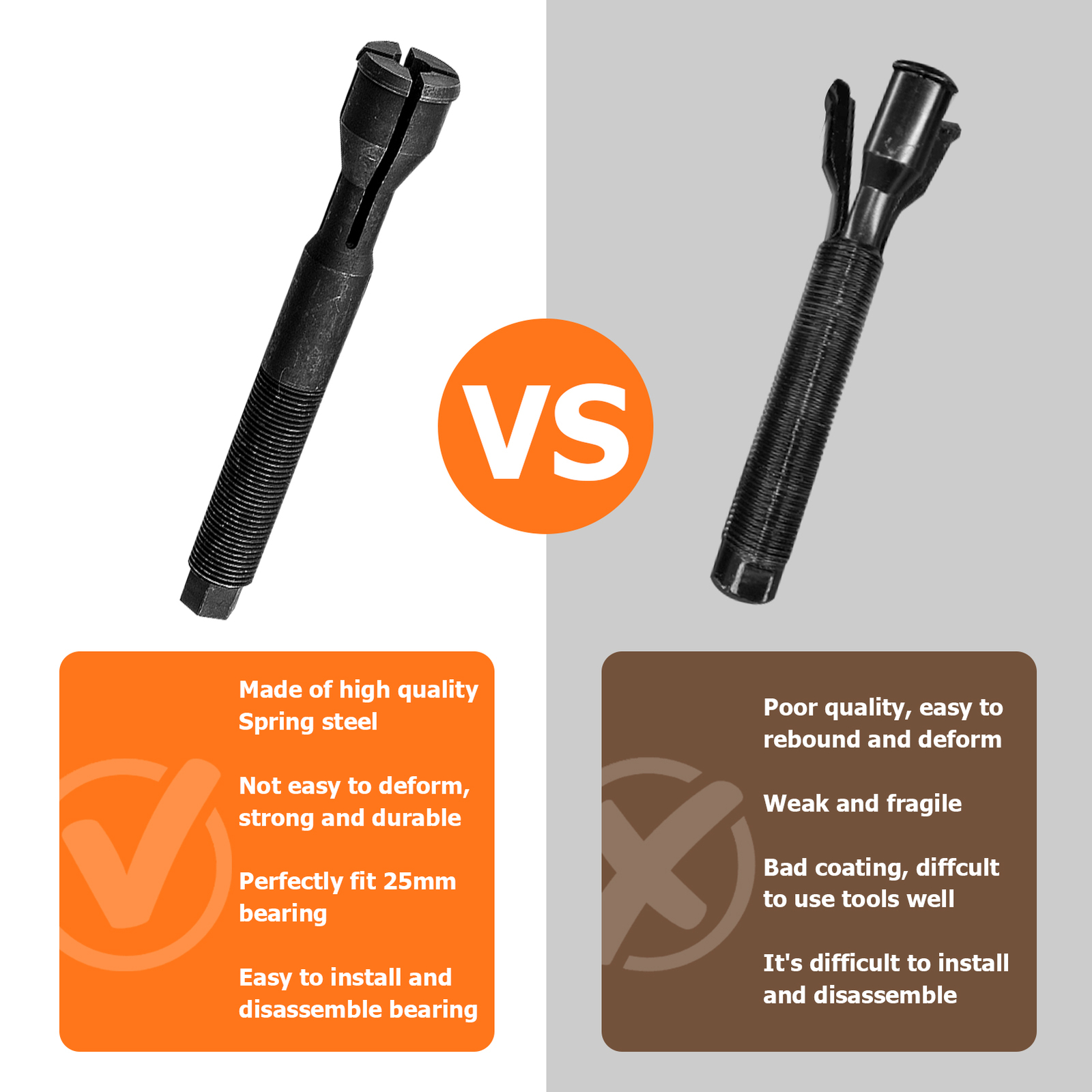 For Harley Milwaukee 8 Inner Cam Bearing Remover & Installer + Cam Locking Tool