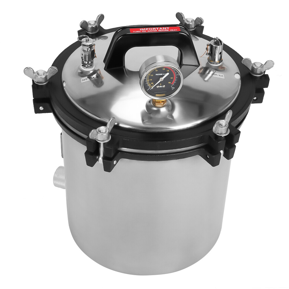 Steam Autoclave Sterilizer 18L High Pressure Uperization Eqpt. Tattoo Dental Lab