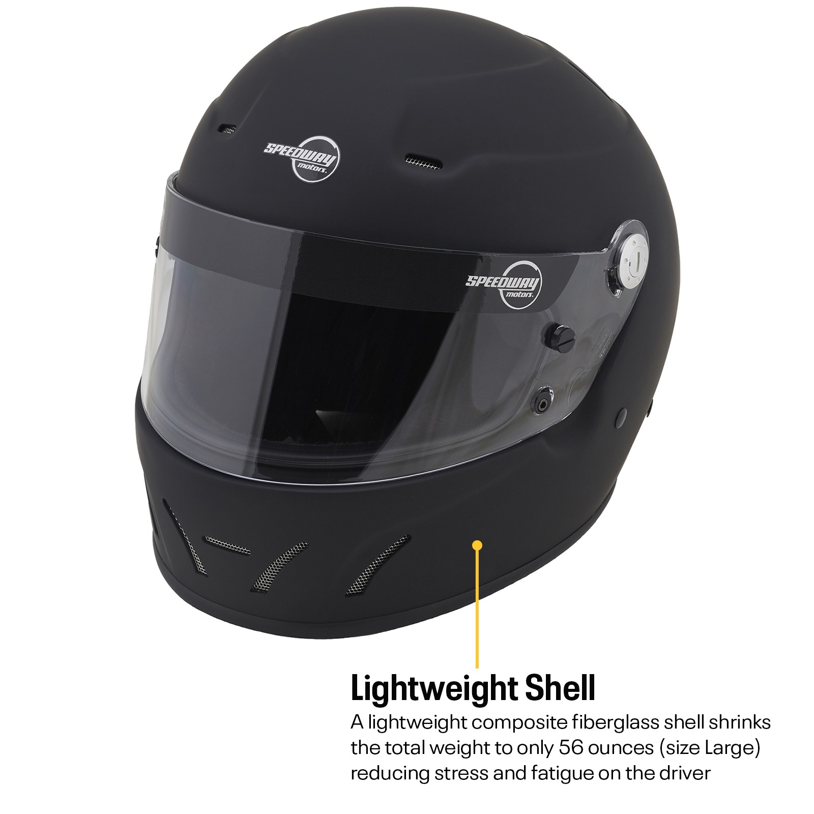Speedway Motors Full Face SA2020 Racing Helmet, Lightweight