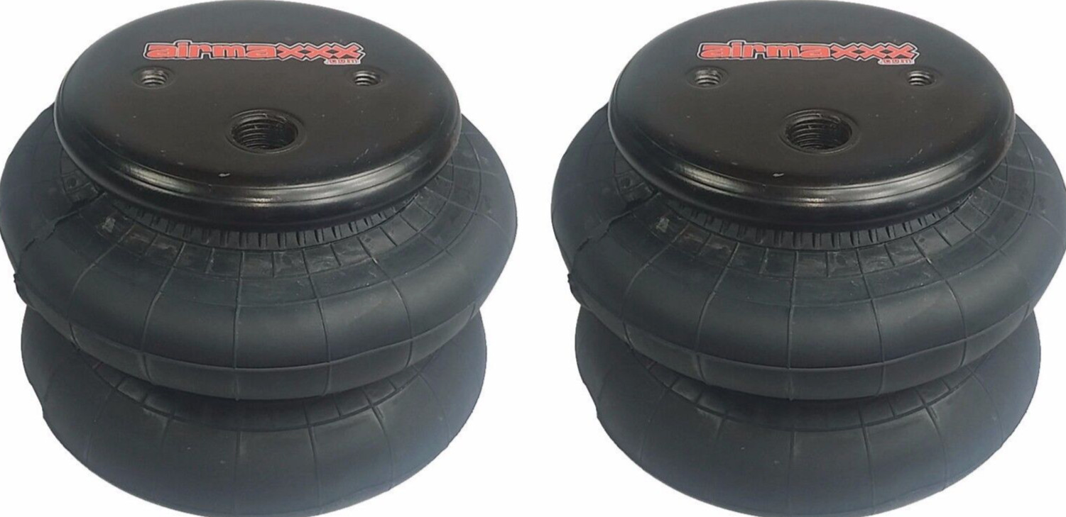 airmaxxx 2 2600 Bags Standard 1/2"npt Port Air Ride Lift Drop Springs Suspension