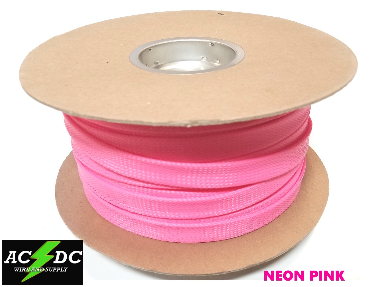 NEON COLOR BRAIDED CABLE EXPANDABLE WIRE SLEEVES NEON PET WIRE BRAID