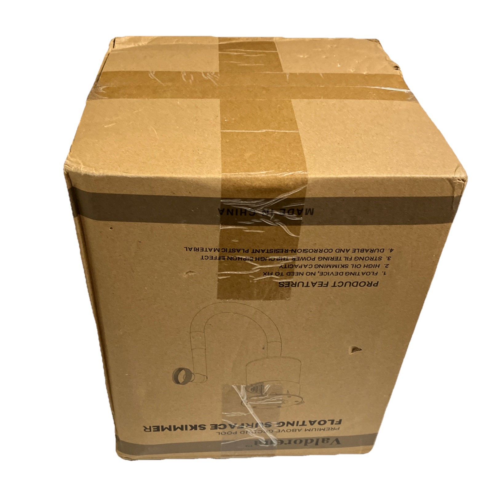 Valdorena Premium Above Ground Pool Floating Surface Skimmer Turquoise NEW Box