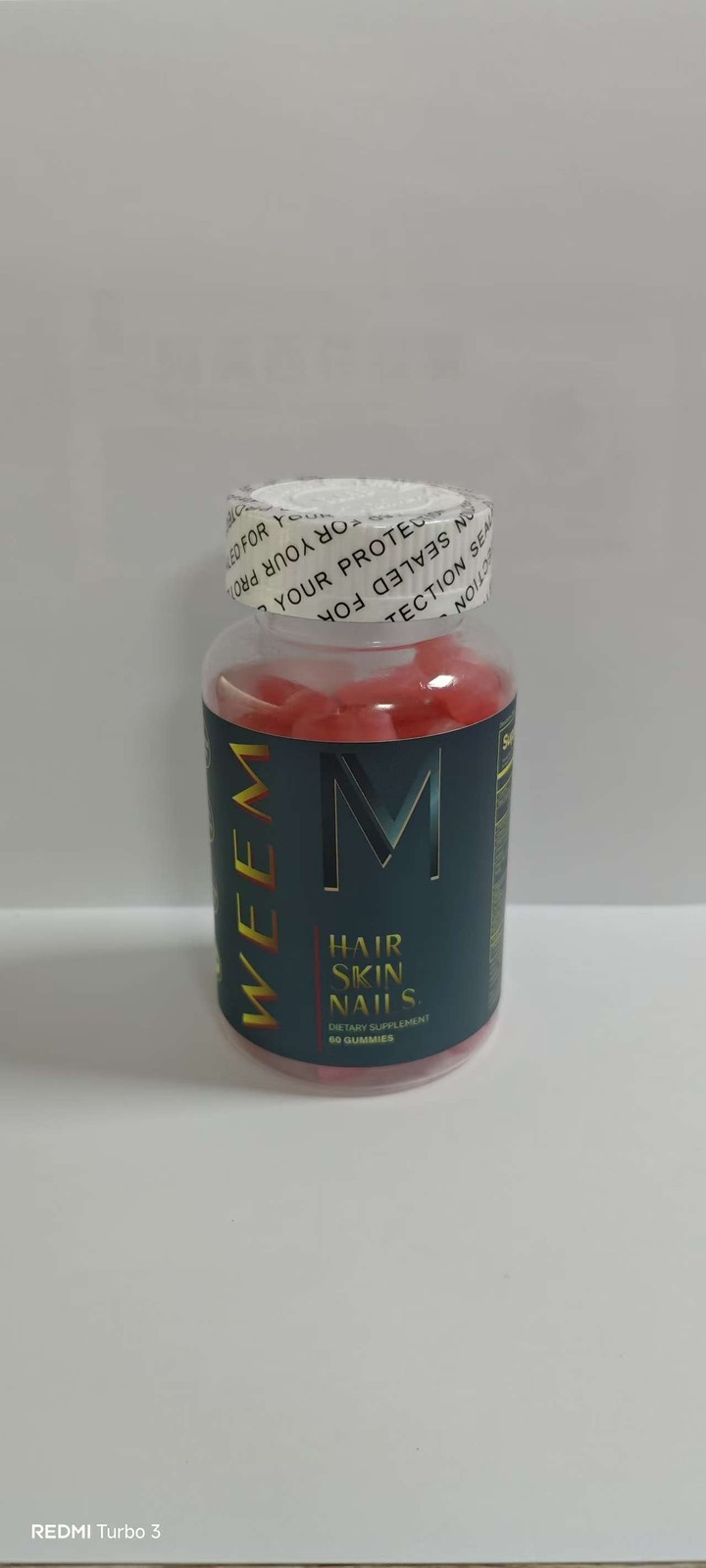 WEEM Hair Skin and Nails Gummies - Supports Healthy Hair - Vegan biotin Vitamins