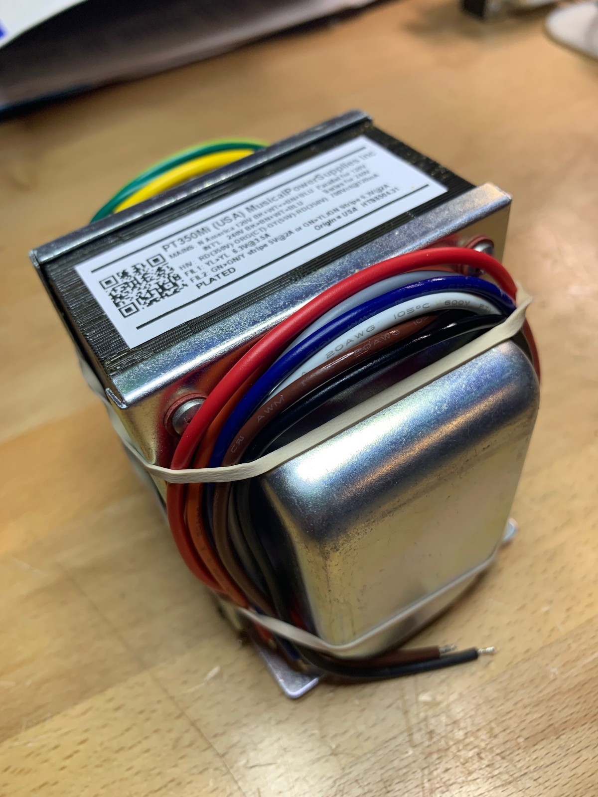 PT350Mi-TUBE AUDIO POWER TRANSFORMER for TUBE AUDIO (700Vct) x 120mA