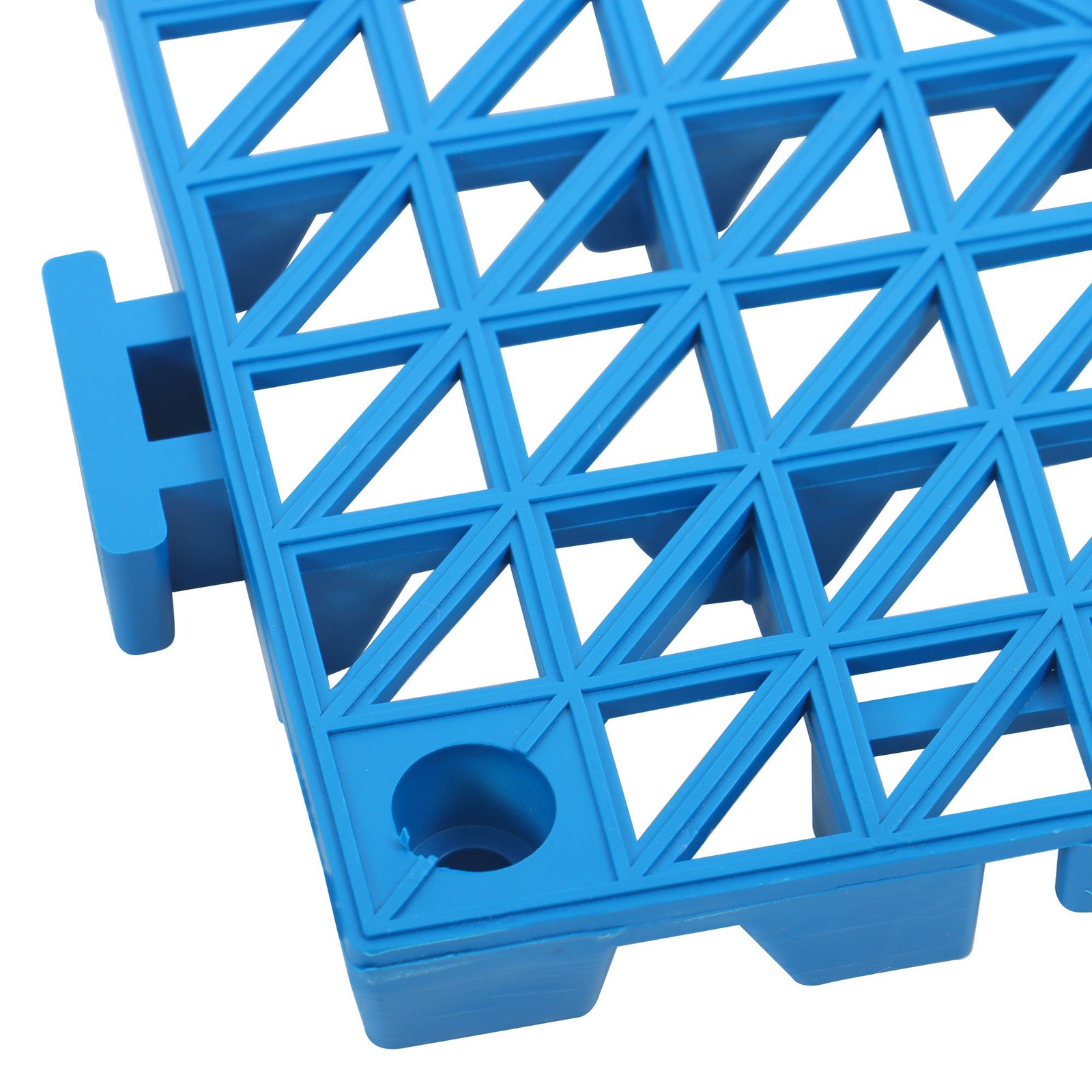 50PCS 12 x 12in Interlocking Drainage Floor Tiles Modular Interlocking Tile Blue