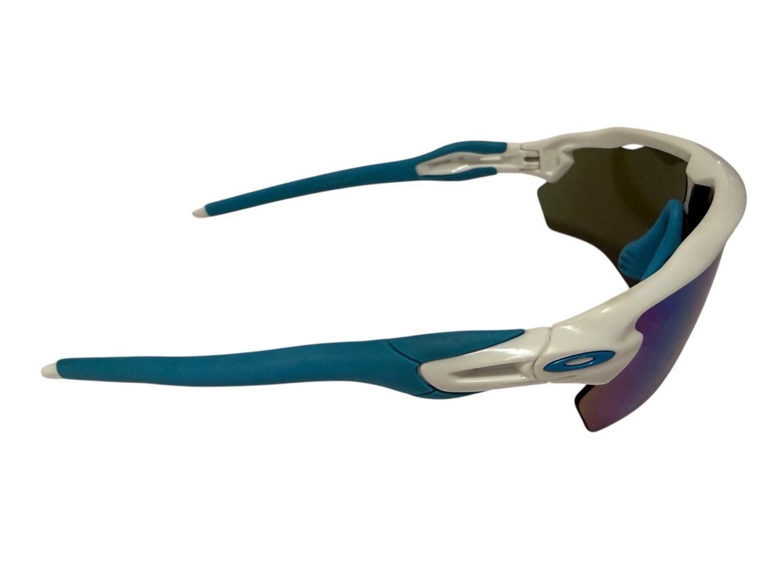 Oakley Radar EV XS OJ9001 White Blue Iridium Shield Sunglasses Cycling Youth TLC