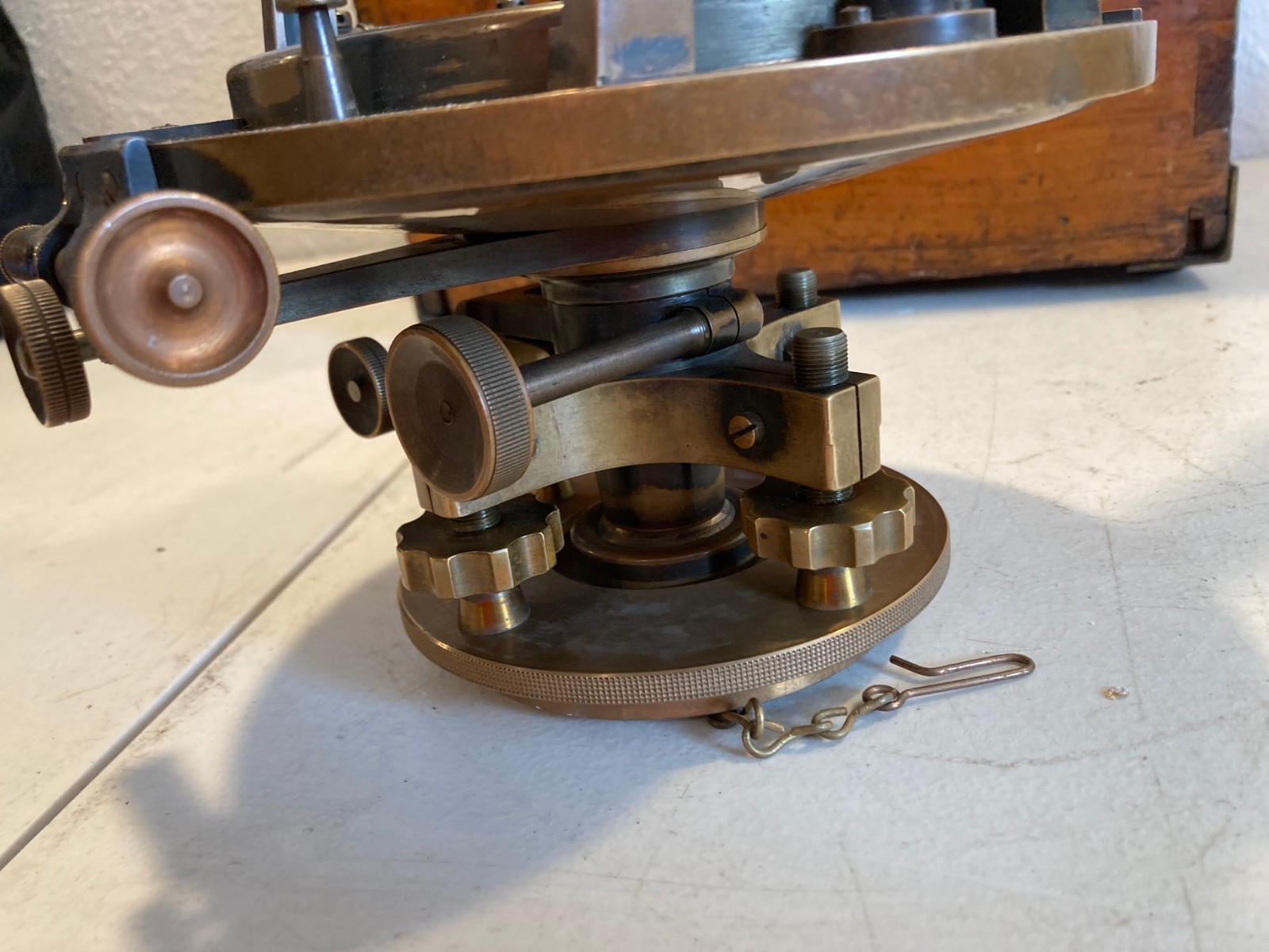 1906 KEUFFEL & ESSER SURVEYOR TRANSIT THEODOLITE ORIGINAL BOX