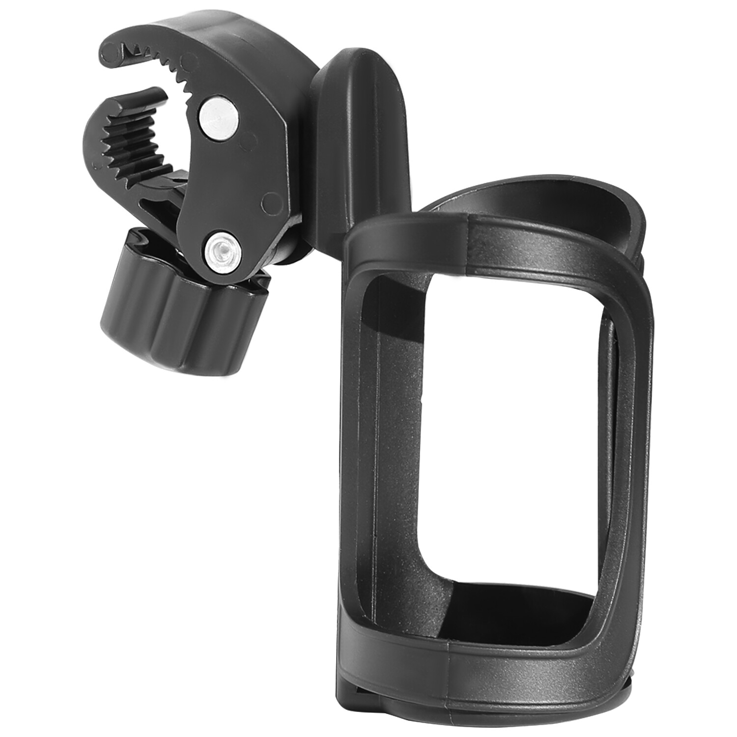 Black Beverage Cup Holder Universal For Wheelchair Walker Rollator Bike Stroller