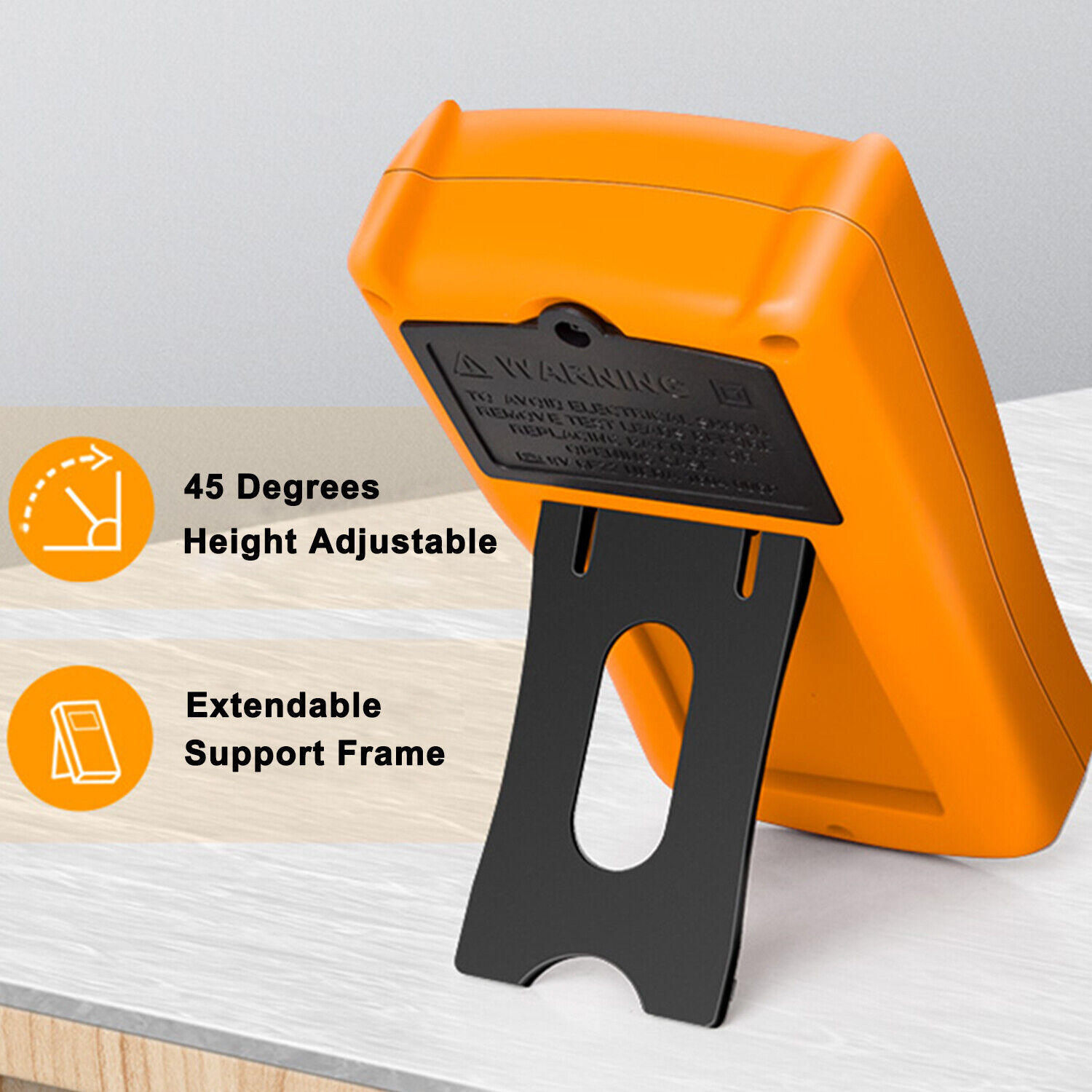 LCD Digital Multimeter AC DC Voltmeter Ammeter Ohmmeter Volt Tester Leads Meter