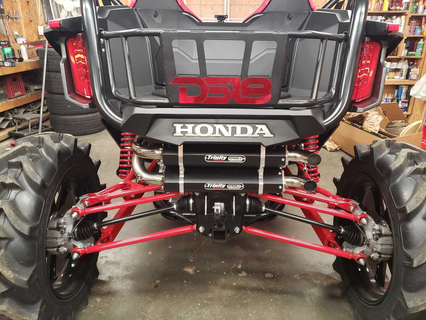 2019-2023 Honda X/R Talon Trinity Racing Stage5 SlipOn Exhaust Black TR-4169S-BK