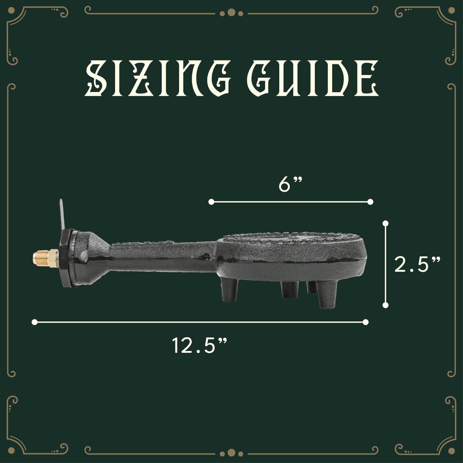 CONCORD 6" High Pressure Banjo Jr Burner Head