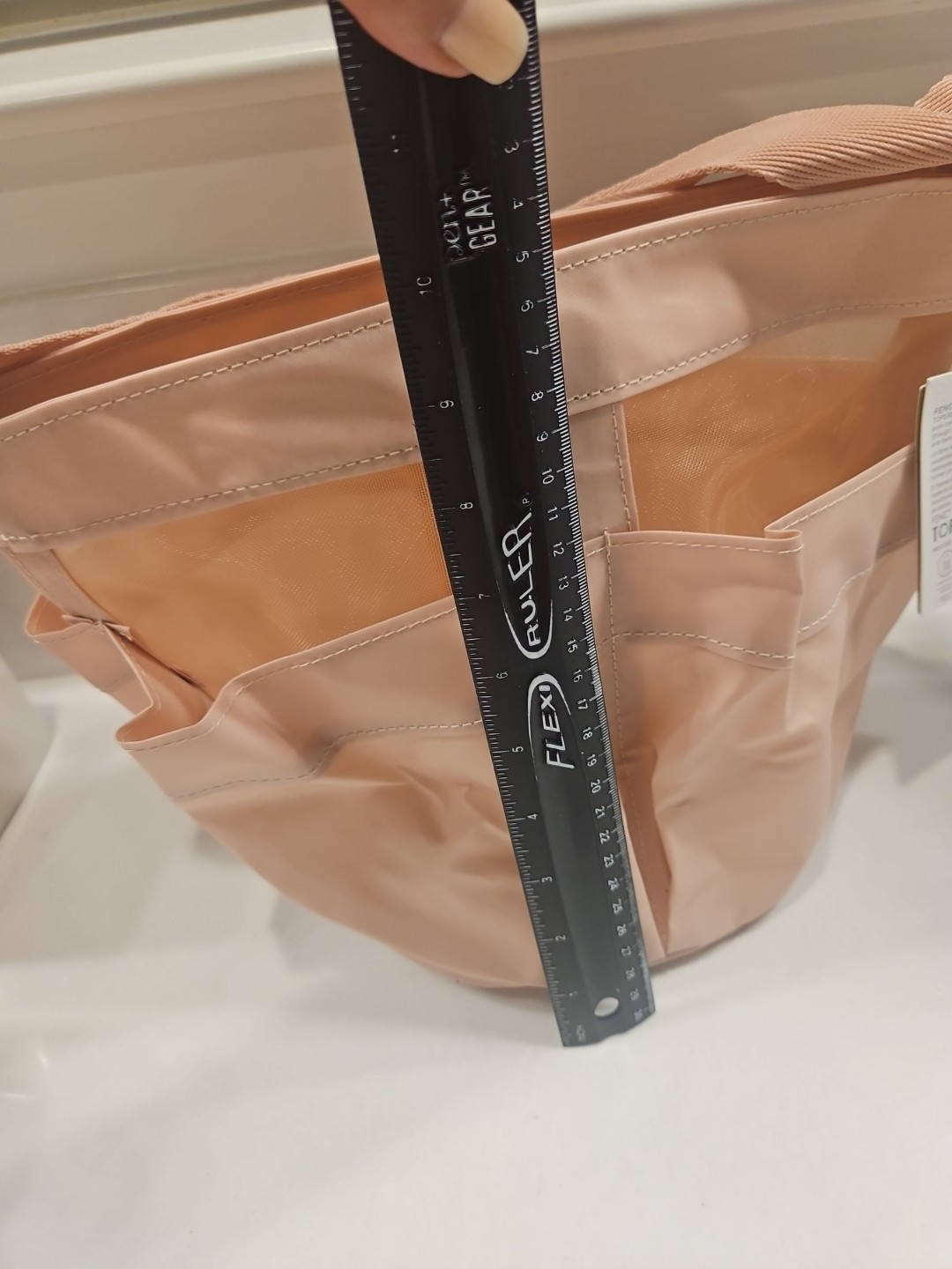 Pottery Barn PB Dorm Teen Shower Caddy Mesh Blush Pink- Brand New With Tags