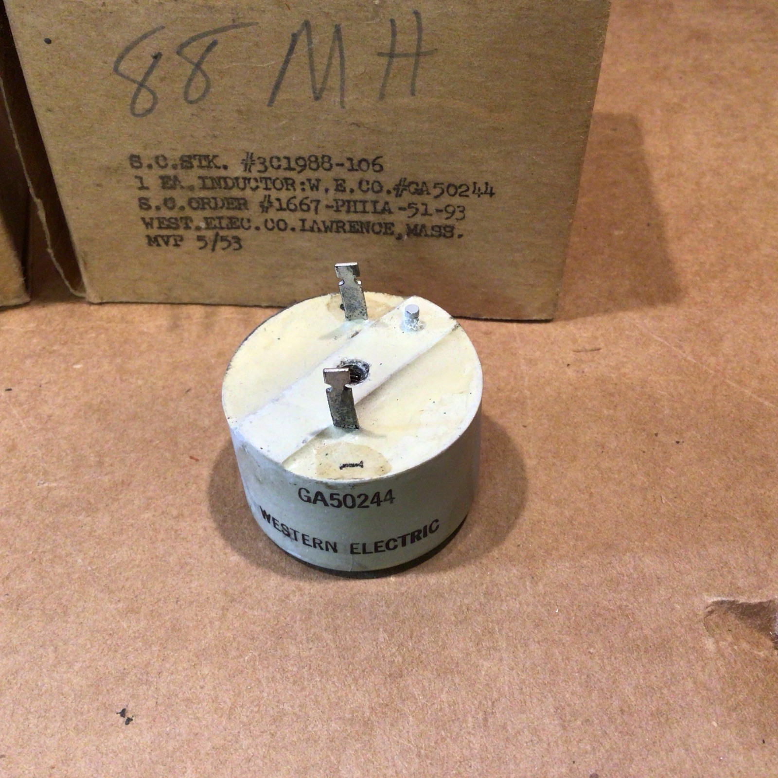 Western Electric GA-50764 Transformer & (2) GA50244 Inductors – LoFi Audio/DIY