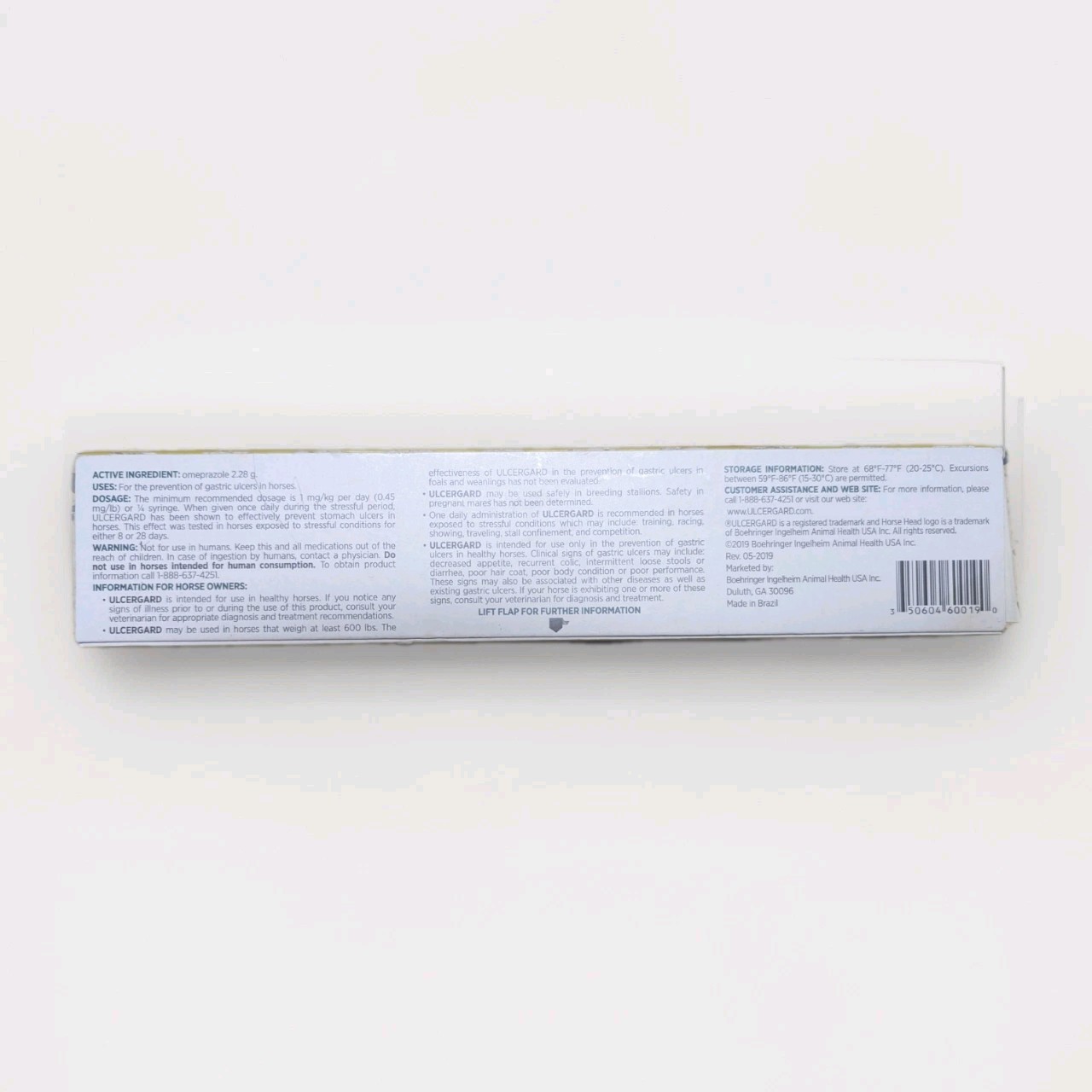 Ulcergard (Omeprazole) Stomach Ulcer's Paste For Horses