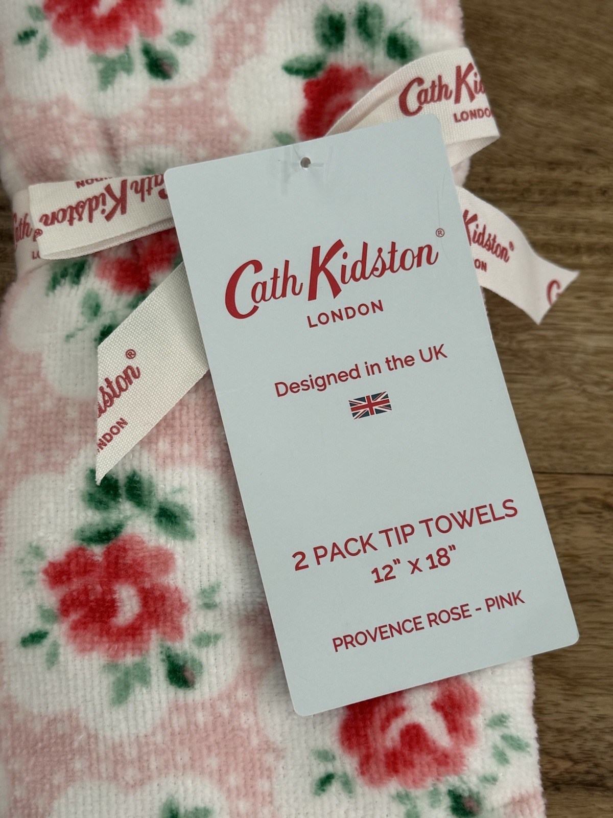 Cath Kidston Provence Rose Hand Tip Bathroom Towels NEW