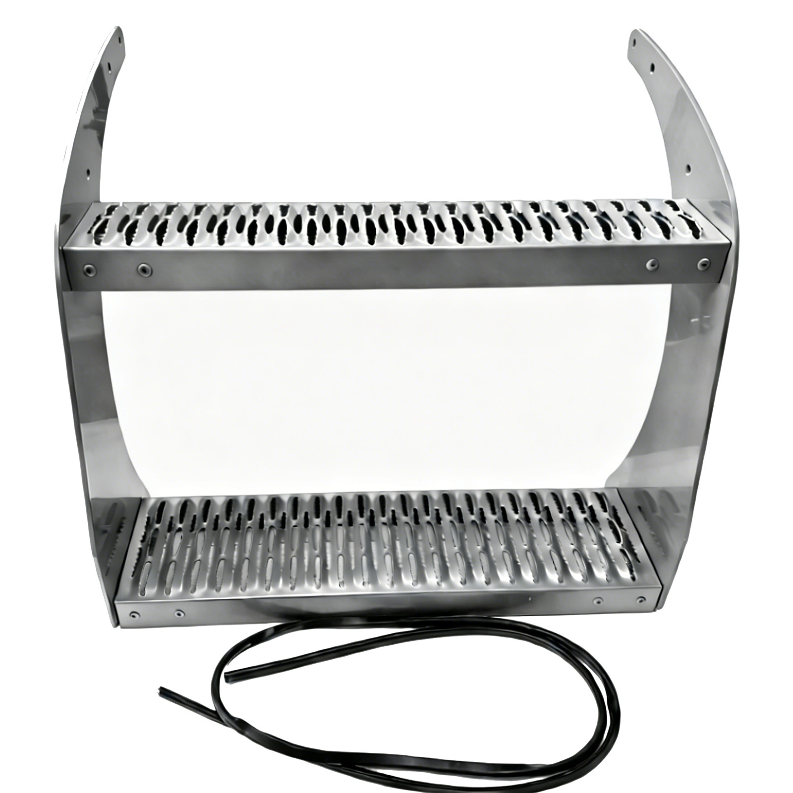 Top & Bottom 26" Fuel Tank Step w/ Bracket Aluminum For Peterbilt 579 All Models