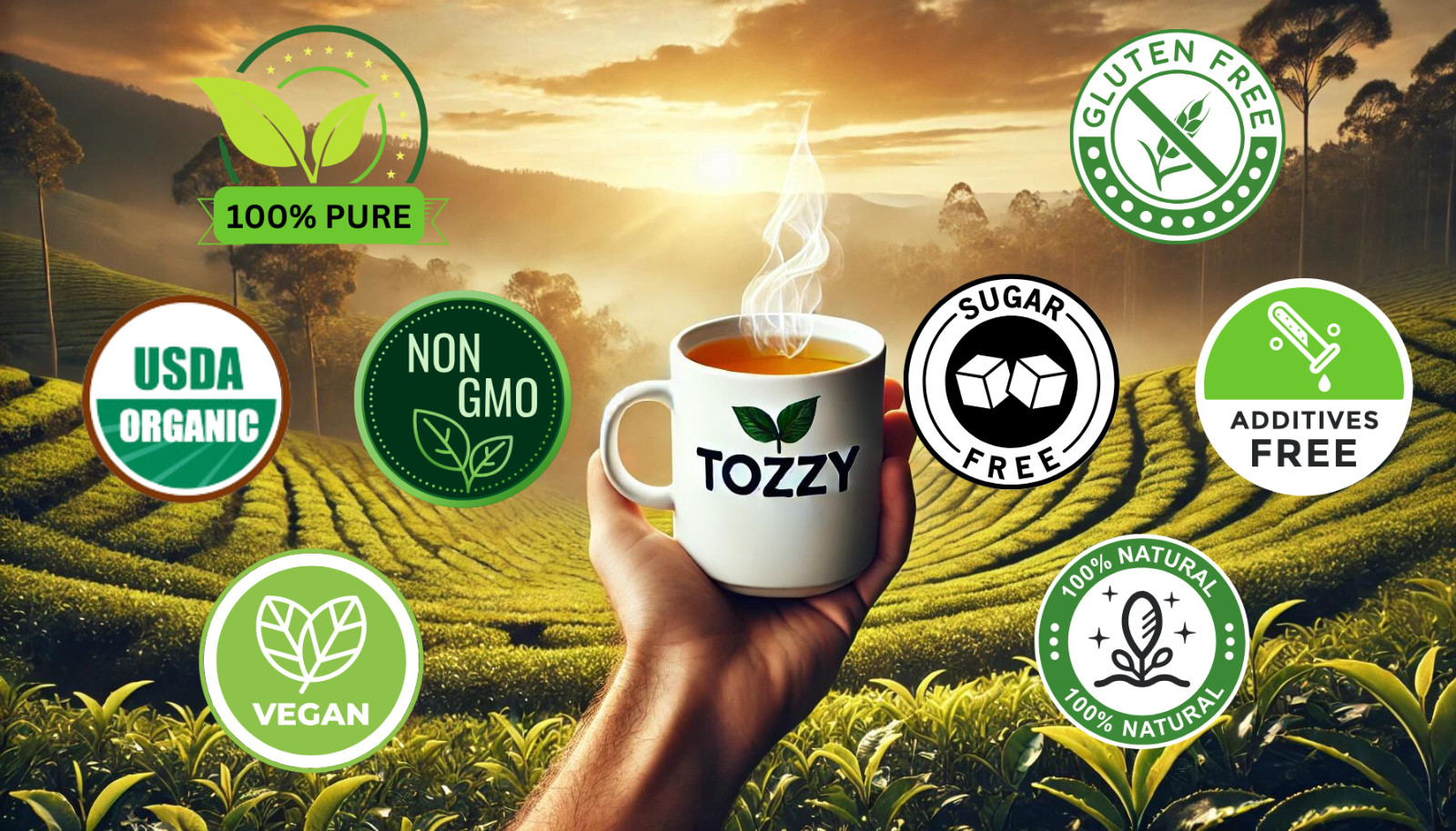 Organic Chamomile Tea Bags - 100 Count (Plant-Based Pyramid Tea Bags)