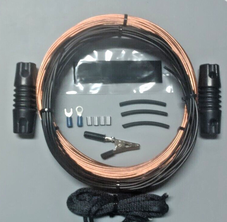 Shortwave Radio Antenna Kit  100' Bare Copper  EZ UP w/instructions