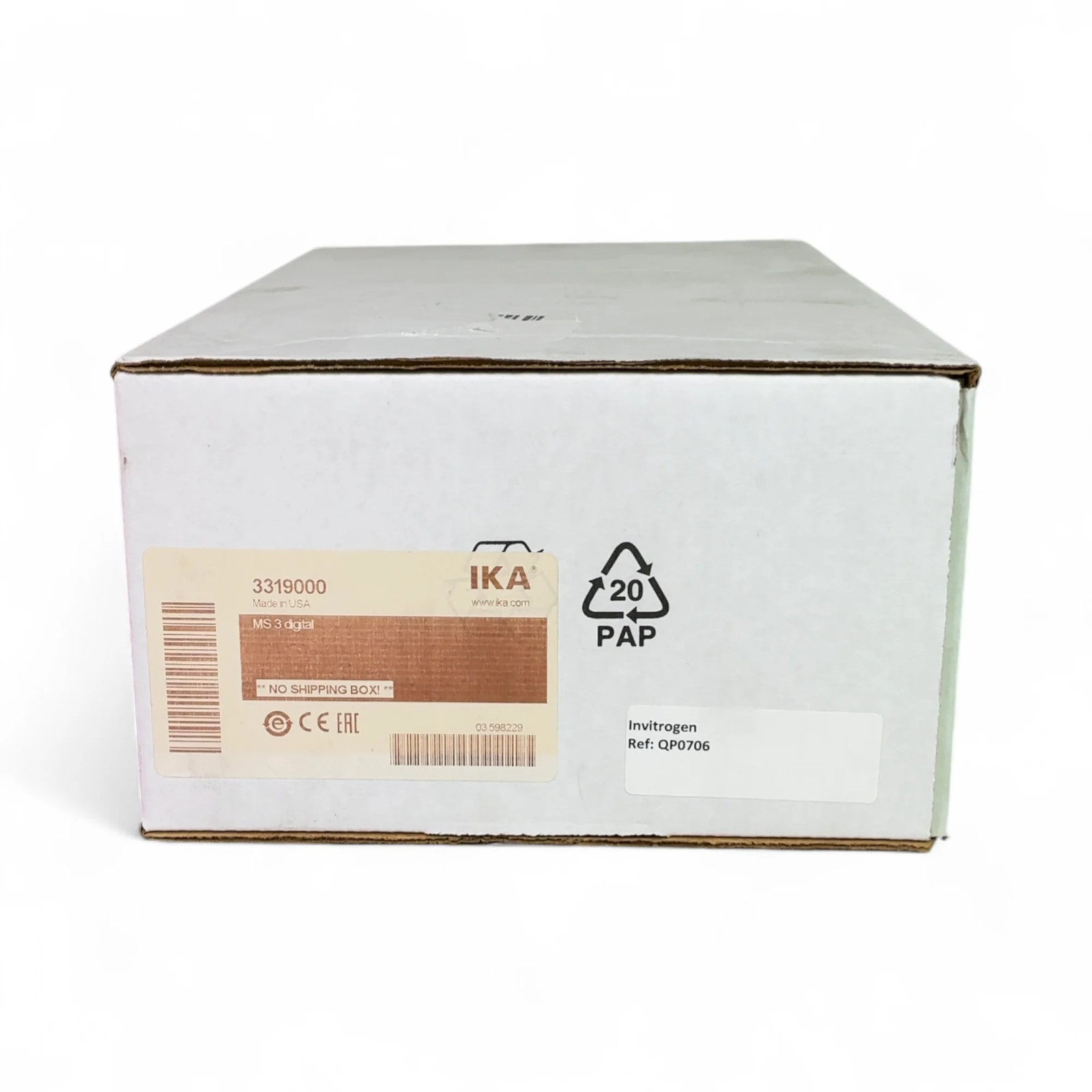 IKA 3319000 MS 3 Digital Compact Shaker NEW Open Box (Best Offer!)