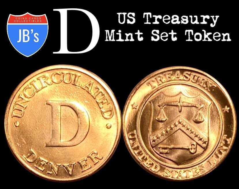 (2) Coin Set P & D US Mint Treasury Coins Tokens UNCIRCULATED *JB's Coins*