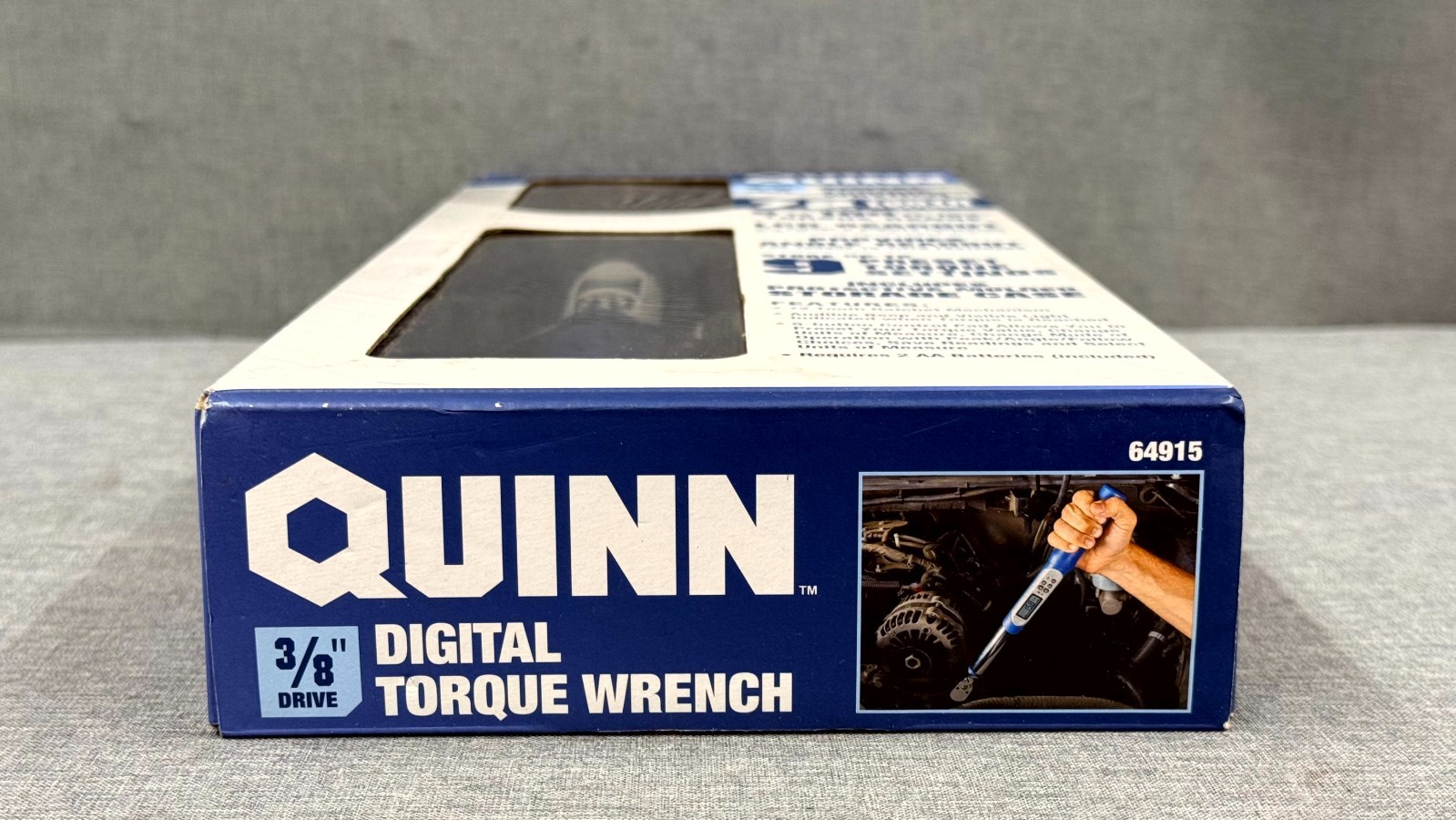 NEW Quinn 3/8 inch Drive Digital Torque Wrench 5 to 100 ft lbs - 64915 Free S/H