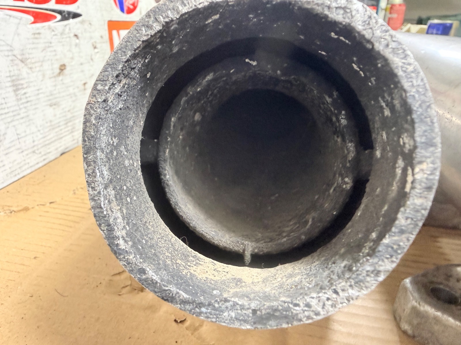 VINTAGE FORD FE 390 427 EDELBROCK M5 MARINE BOAT EXHAUST LOGS EXHAUST MANIFOLD