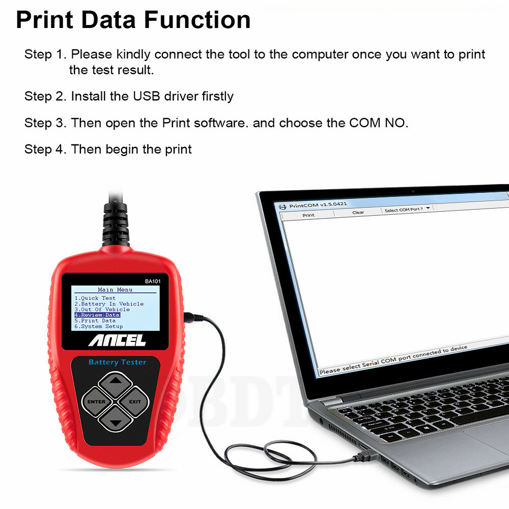 LED 12V Car Battery Load Tester Alternator Battery Analyzer Auto Diagnostic Tool