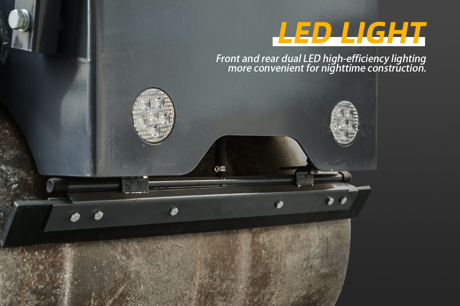 1.5TON Soil Asphalt Ride On Mini Double Drum Vibrating Road Roller