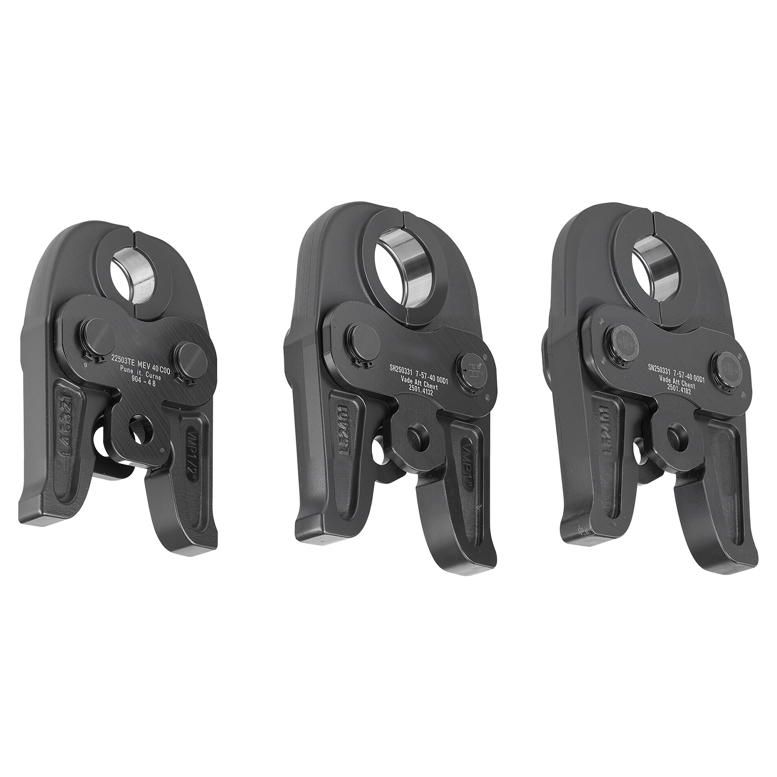 MegaPress Jaws 3PCS Pressing Jaws 1/2" 3/4" & 1" for Standard Press Tools